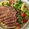 Blackened Cubed Steaks with Zoodles